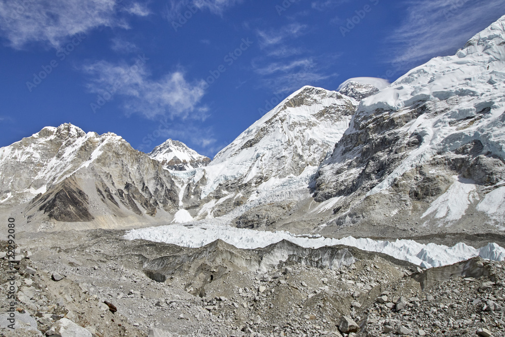 Glacier at Everest Base Camp, Nepal