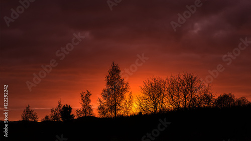 Golden storm