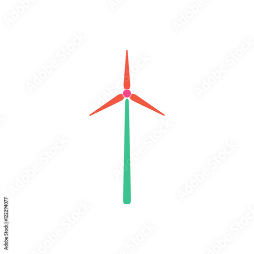 Wind power Icon Vector