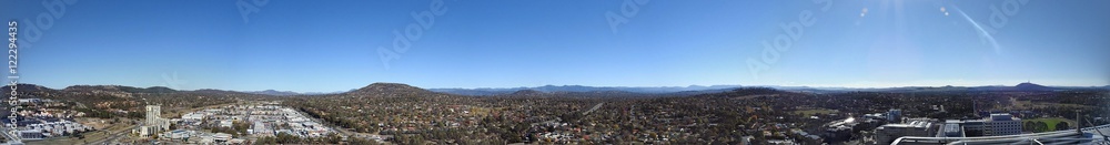 View from Tall Tower in Canberra, Australia View from Tall Tower in Canberra, Australia