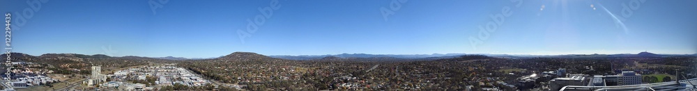 View from Tall Tower in Canberra, Australia