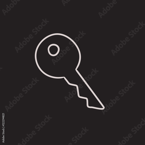 Key for house sketch icon.