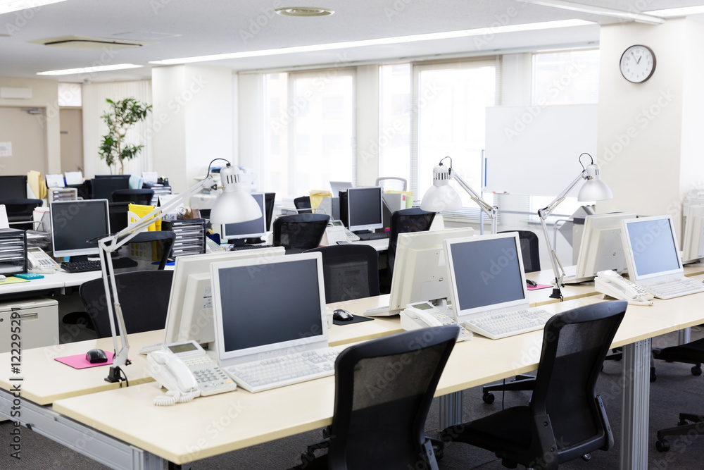 interior of small business office interior of small business office