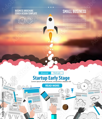 Startup Landing Webpage or Corporate Design Covers