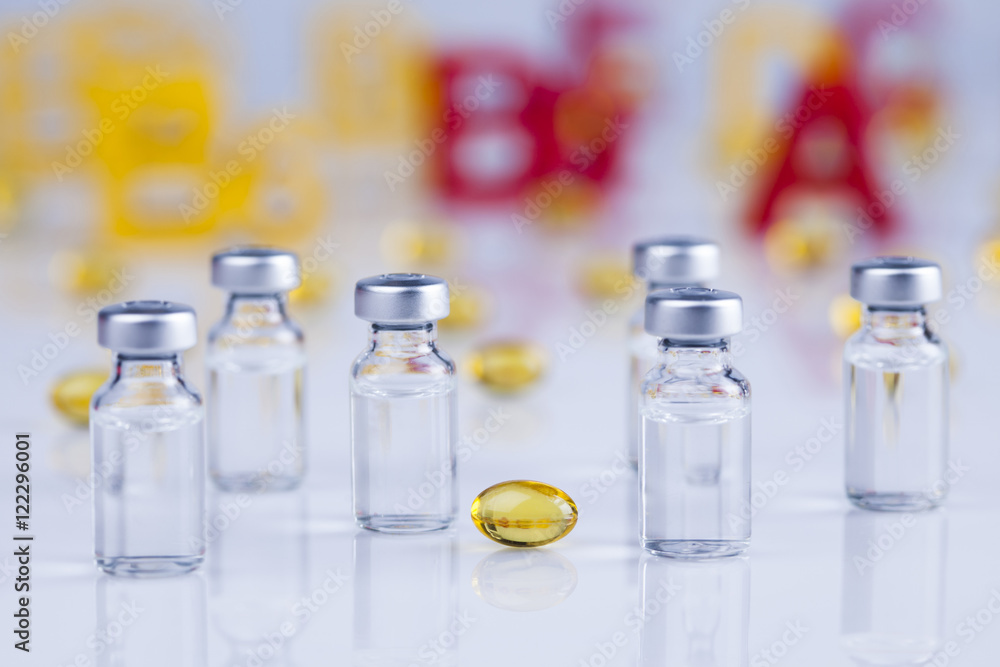 Composition with variety of drug pills background Composition with variety of drug pills background