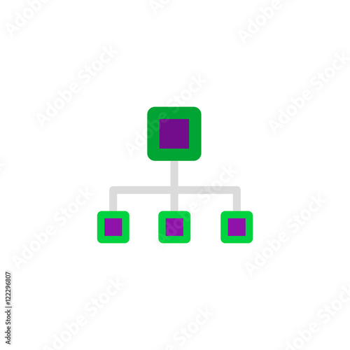 Computer network Icon Vector
