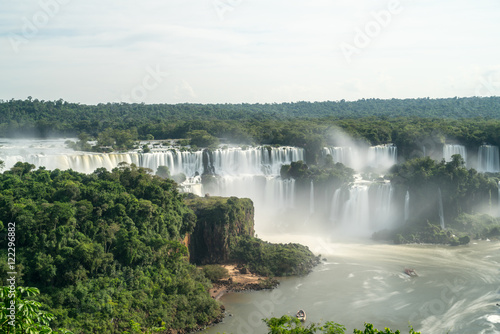 Iguazu falls : Stunning view of falls, Foz do Igacu - Brazil