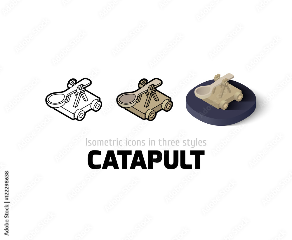 Catapult icon in different style