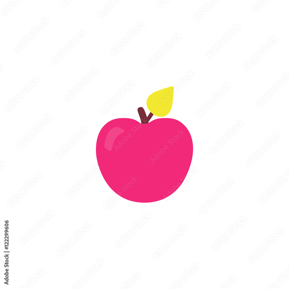 Fototapeta premium Apple Icon Vector