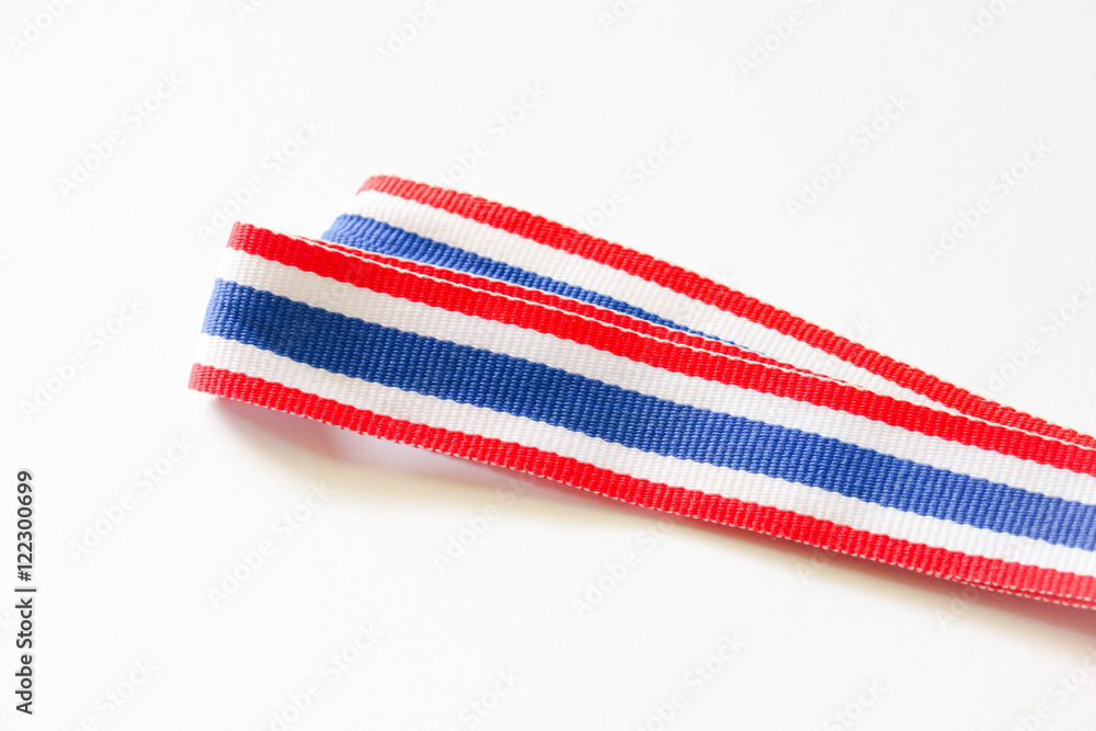Thai flag ribbon pattern. Ribbon textures Thai flag Stock Photo | Adobe ...