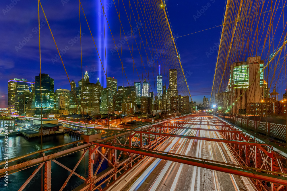 Fototapeta premium Tribute in Light - September 11