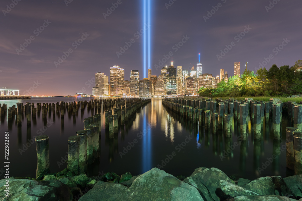 Obraz premium Tribute in Light - September 11