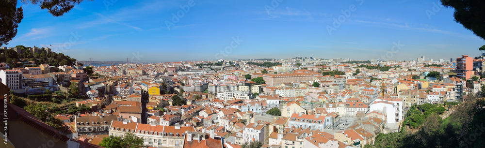 Lisbon, Portugal. Viewpoint from 