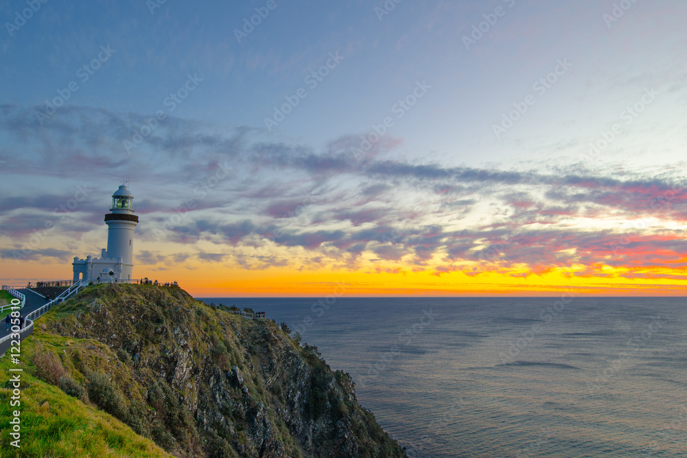 Byron Bay Lighthouse at dawn