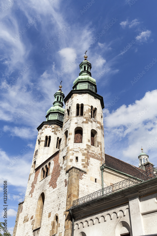 11th century Church of St. Andrew in Old Town, Krakow, Poland