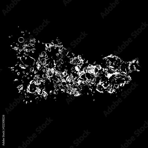 splash of ink isolated on black background. beautiful splash of wine close-up.   water splash. oil splash. water spray with drops isolated.