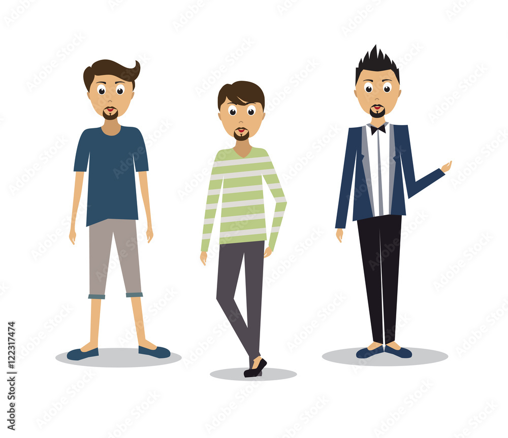 Obraz premium funny cartoon guys