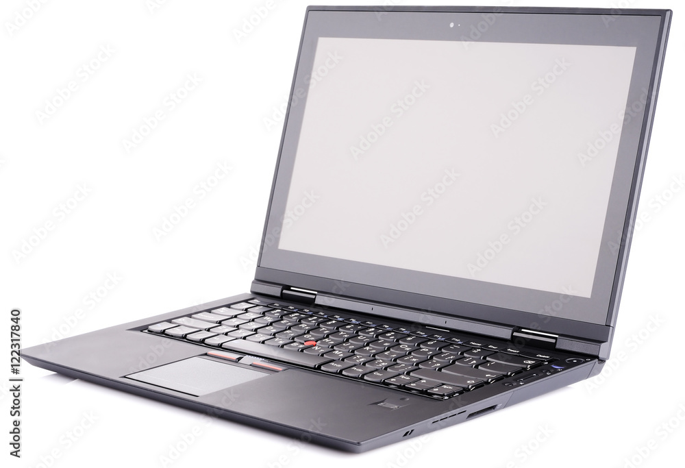 Laptop over white bakground Laptop over white bakground