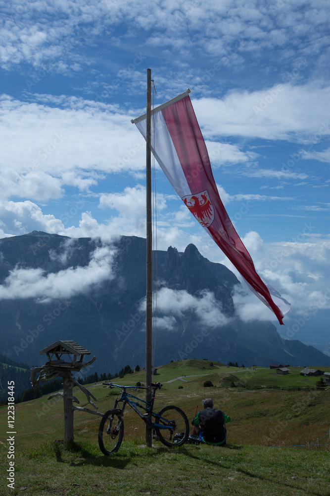 Fototapeta premium Bergtour
