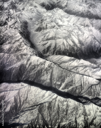 Spurs of Himalayas in middle of spring 1 photo