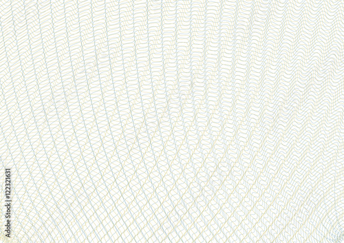 Guilloche vector background grid. Template to protect the securities, gift coupons, certificates, diplomas, letterheads, documents.