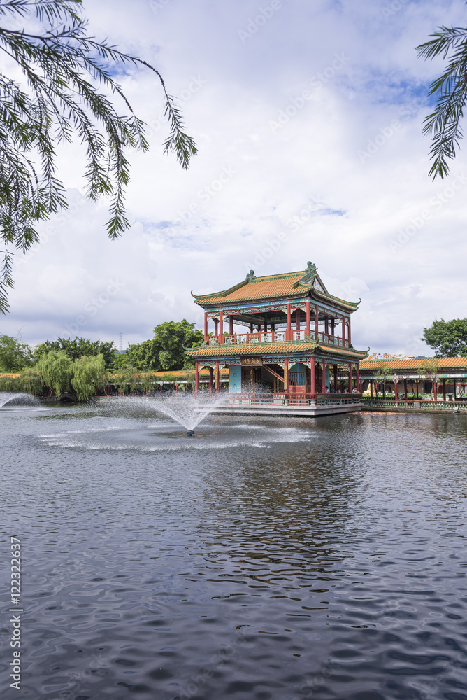 Fototapeta premium Chinese garden Architecture