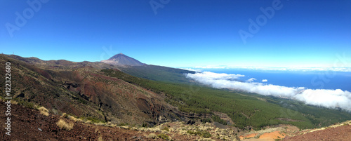 Vista al Volc  n Teide  Tenerife  Islas Canarias