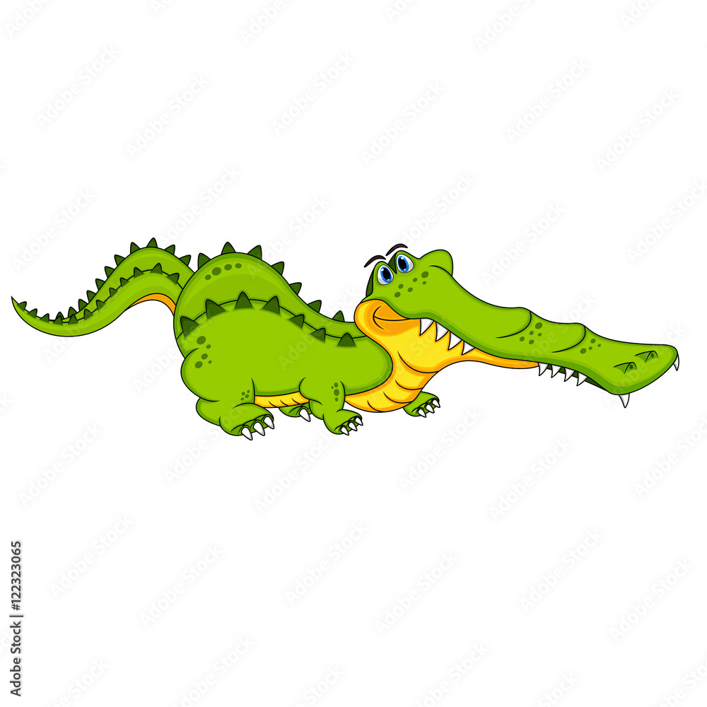 Fototapeta premium Crocodile Cartoon