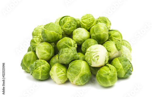 a pile of Brussels sprouts