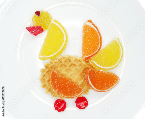 creative marmalade fruit jelly sweet food