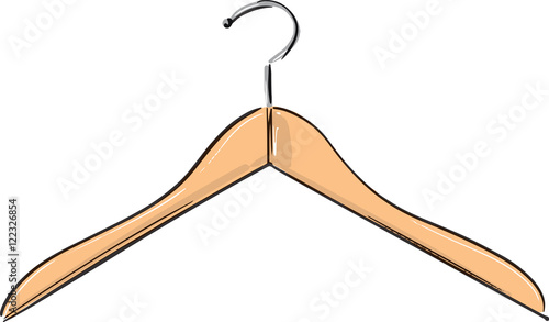 Coat Hanger Fashion Style Illustration