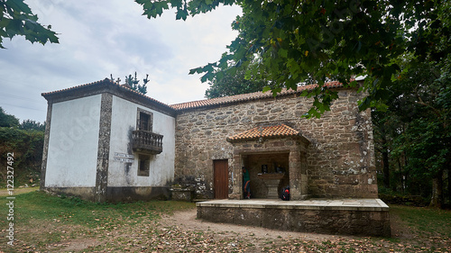 Pilgrims, Road to Compostela, pilgrims Road to French Santiago de Compostela, Galicia, Spain, landscapes in the pilgrimage to Santiago de Compostela photo