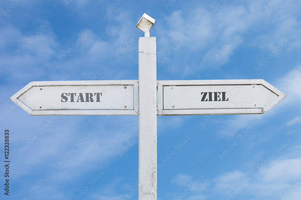 Schild 143 - Ziel