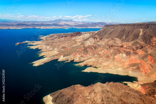 Aerial view of Lake Mead