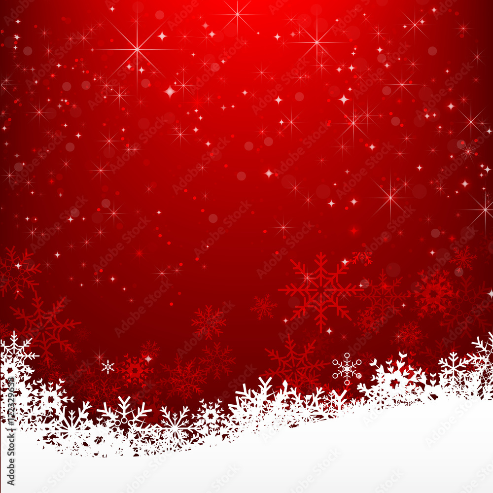 Christmas snowflake and starlight abstract bakcground vector ill Christmas snowflake and starlight abstract bakcground vector ill