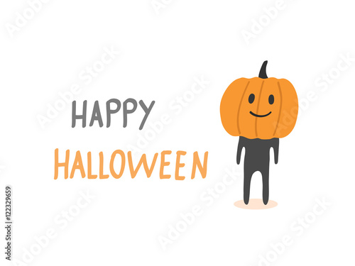 Happy Halloween pumpkin car...