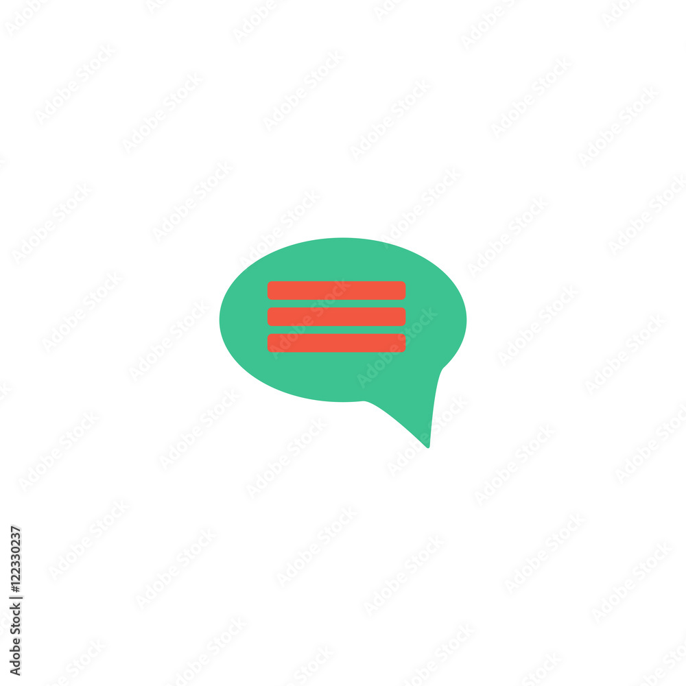 Fototapeta premium Chat Icon Vector