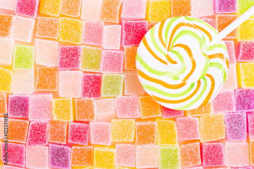 Colorful candy background