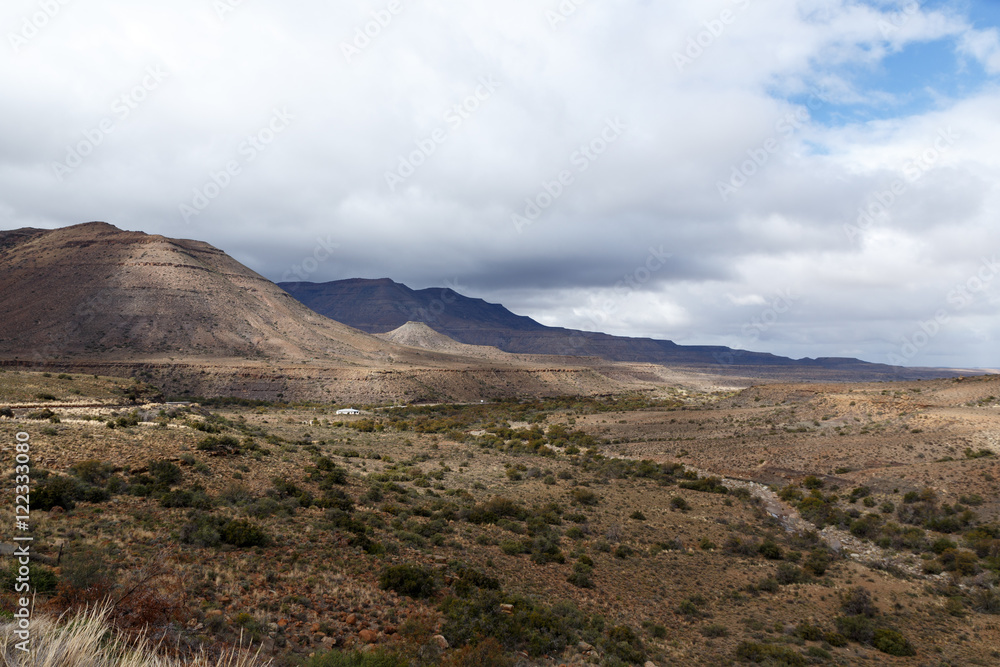 Dry river leading to the mountains on the way to Fraserburg Dry river leading to the mountains on the way to Fraserburg