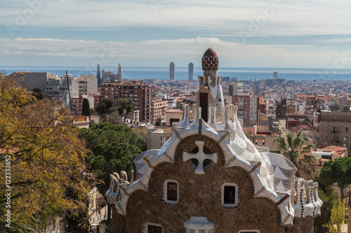 Park Güell in Barcelona photo