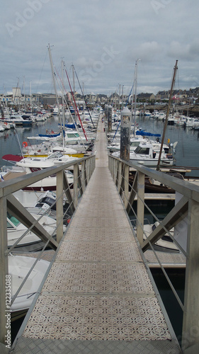 Pont d'accès au port