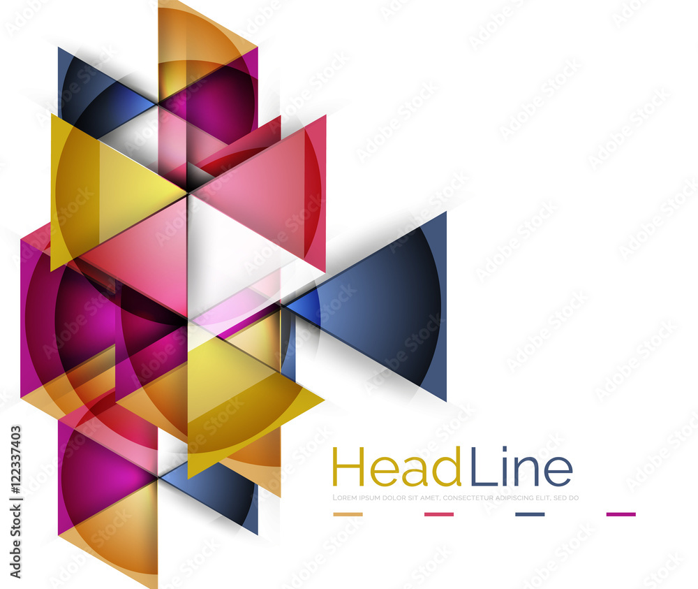 Triangle abstract background Triangle abstract background