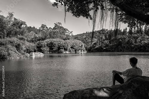 Enjoying the lake photo