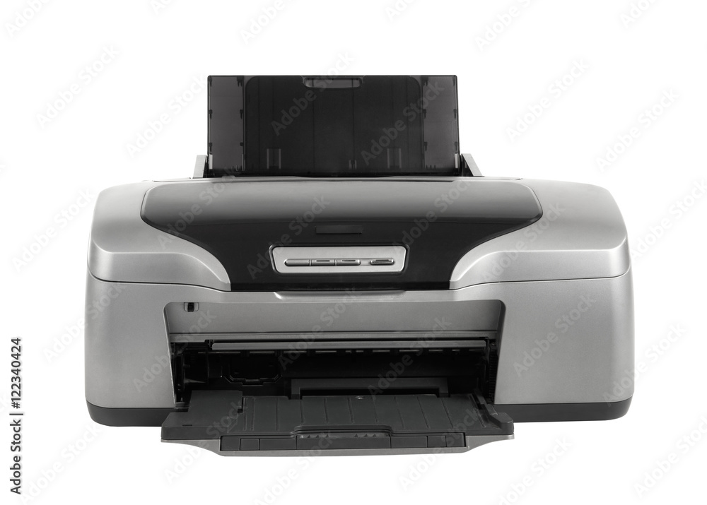 photo inkjet printer, isolated photo inkjet printer, isolated