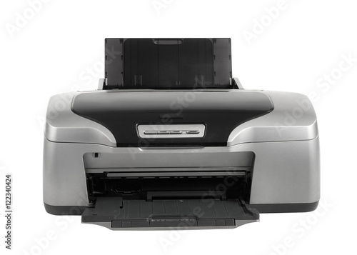 photo inkjet printer, isolated