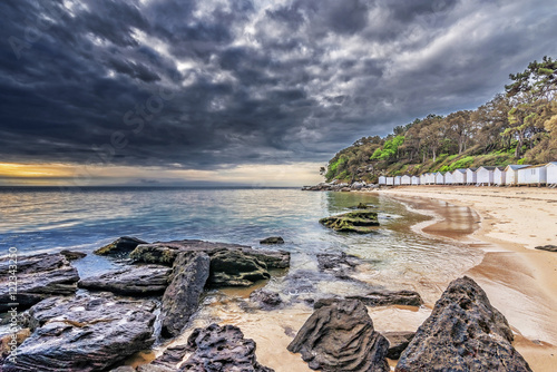 Fotografía plage sous la tempete