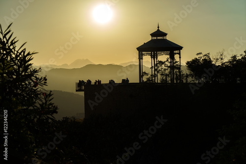 Yellow Andalusian´s sunset.
