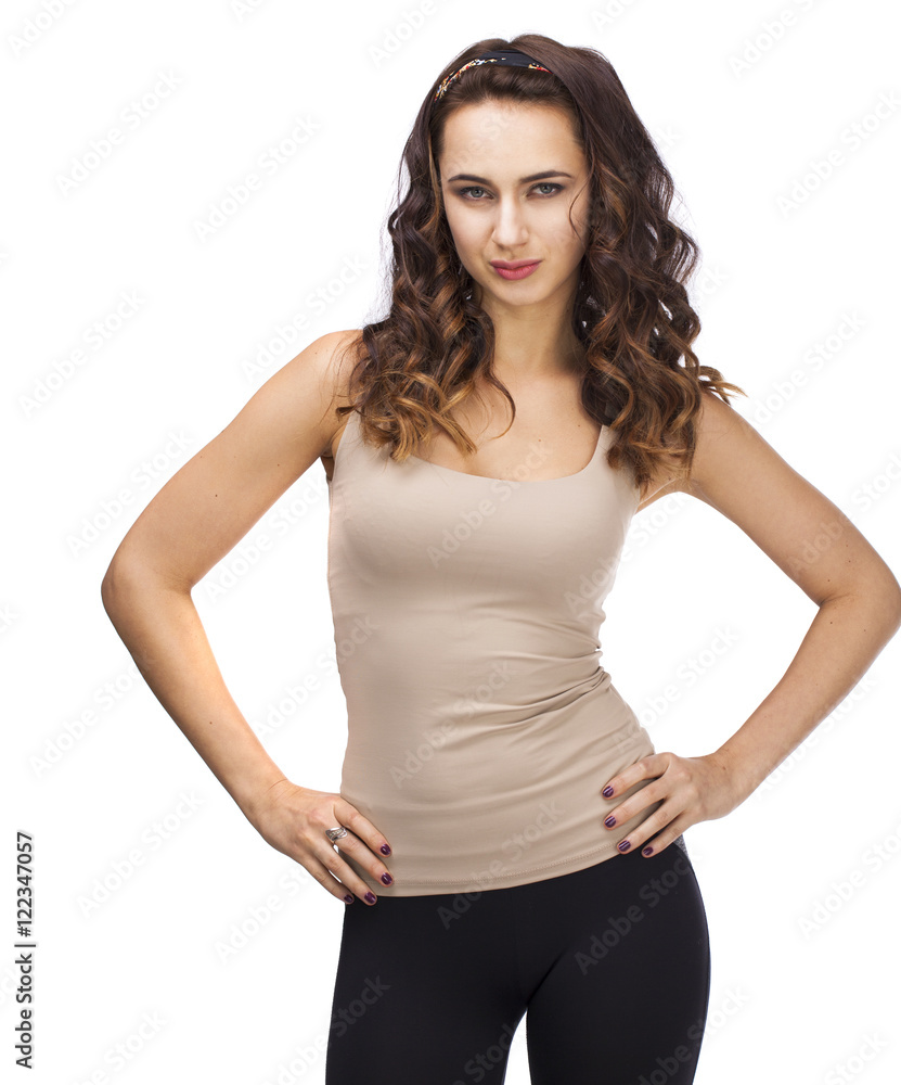 Portrait of beautiful young woman