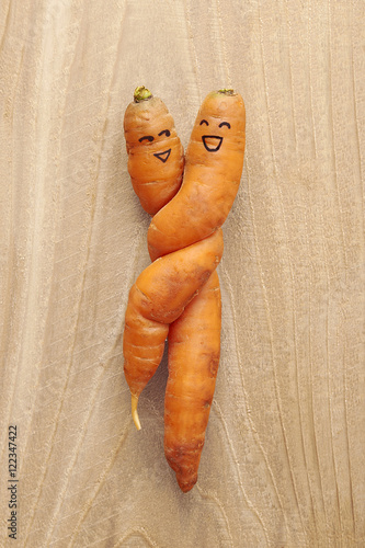 Twisted Carrot Couple