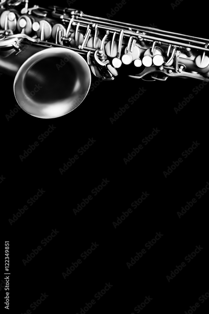 Fototapeta premium Saxophone closeup sax alto